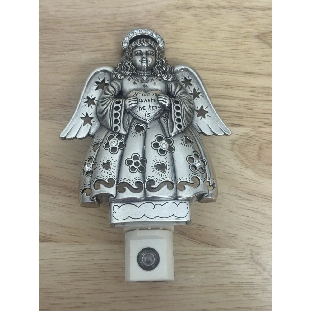 Brighton Angel Night Light COVER Swarovski Crystal Home‎ Where The Heart Is #57